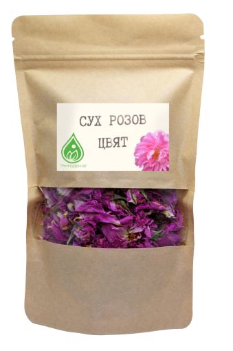 Natural dry rose flower